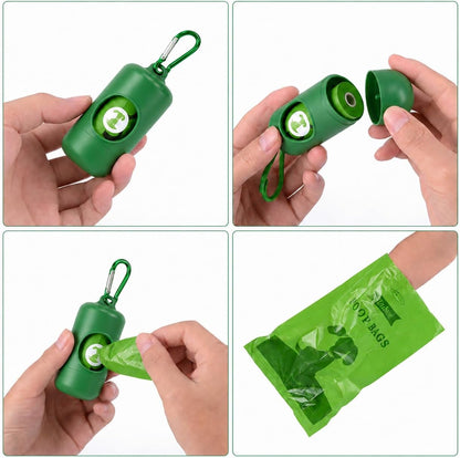 Dog Poop Bags Rolls with Dispenser– Keep Hands Clean 450 Count - Scented