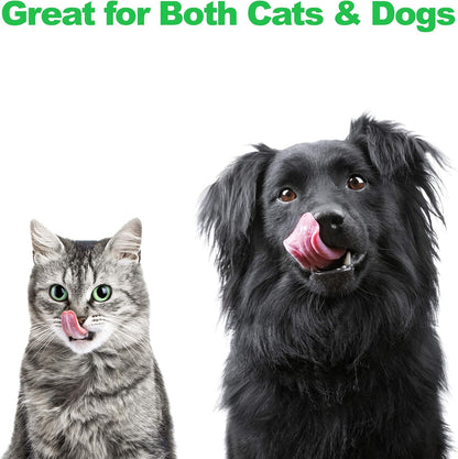 Set of 2 Stainless Steel Dog Bowls - 40Oz Pet Bowls with Decorative Dog Food Stand - Metal Food and Water Dishes for Large Pets - Puppy Essentials by  (Silver/Black)